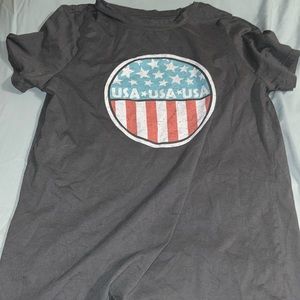 Gray American flag t-shirt from kohls